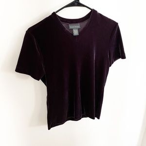 Banana Republic, Size S, Purple Velvet T-Shirt